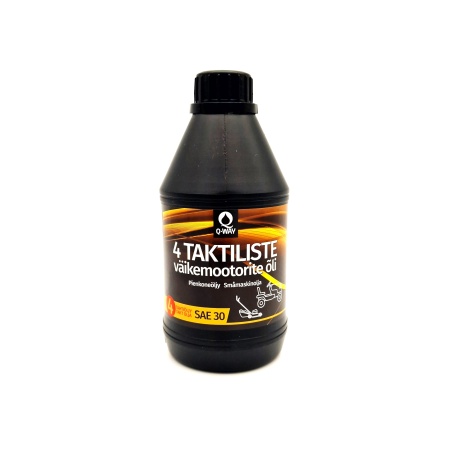 4 taktiliste väikemootorite õli Q-WAY, SAE 30, 0,6L .jpg
