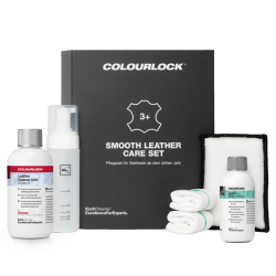Glattleder Pflegeset / hoolduskomplekt koos nahakaitsega